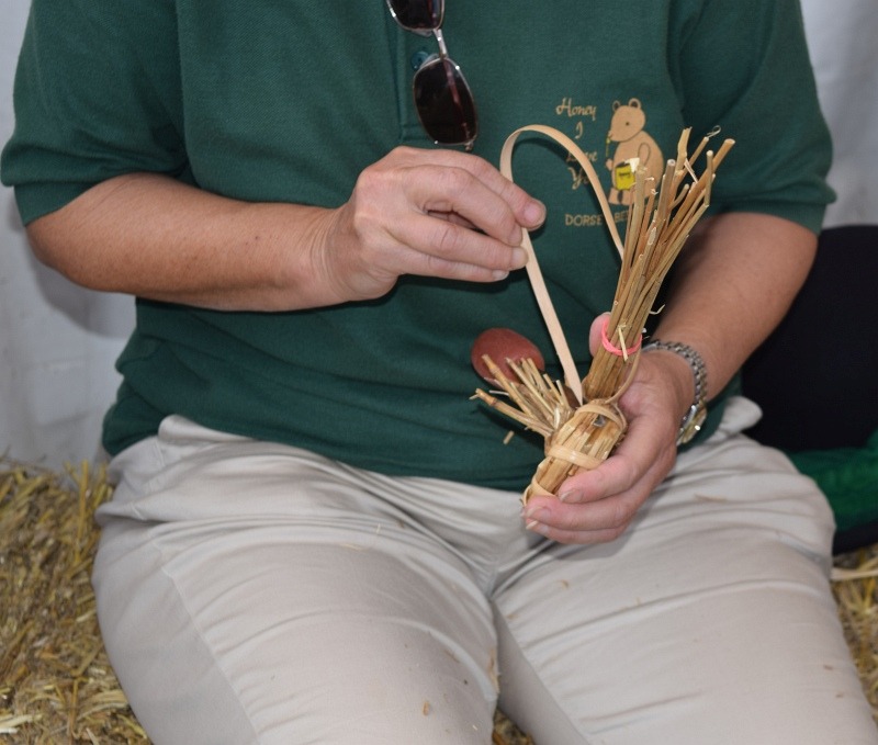 The start of the skep base