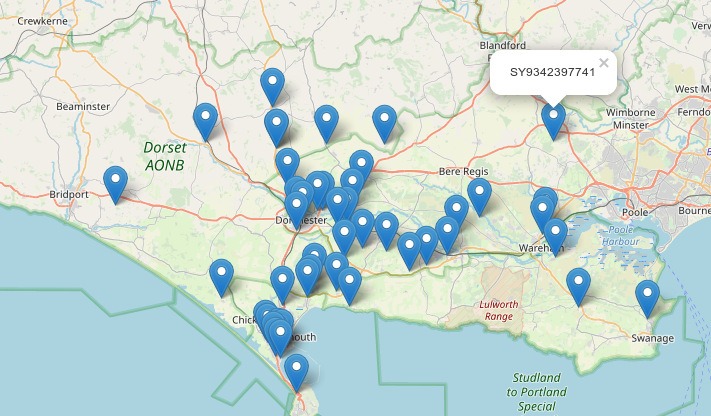 Asian Hornet Trap locations